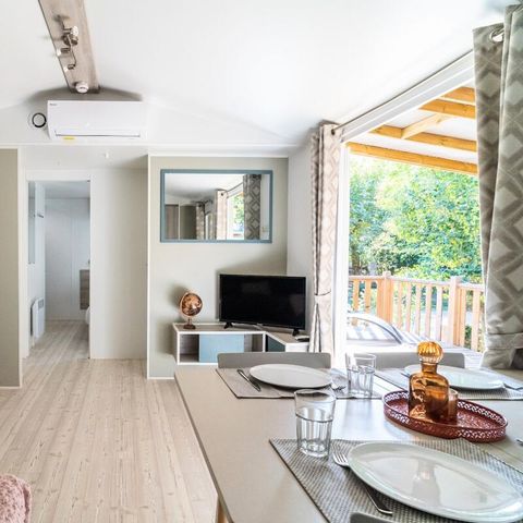 Stacaravan 4 personen - 3 Kamers 4 Personen Airconditioning + TV
