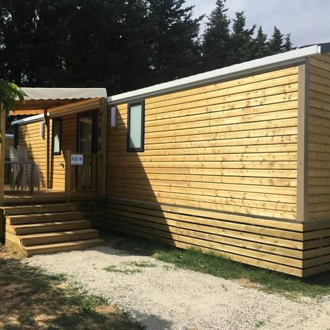 Stacaravan 8 personen - Les Peupliers 5 kamers Airconditioning + TV