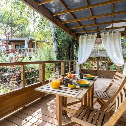 Bungalow 5 personen - Kabane Lodge op Stelten 3 Kamers