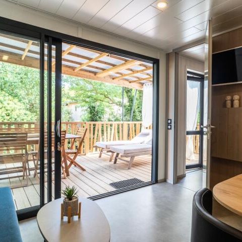 Bungalow 4 personen - Kabane Lodge op Stelten 3 Kamers