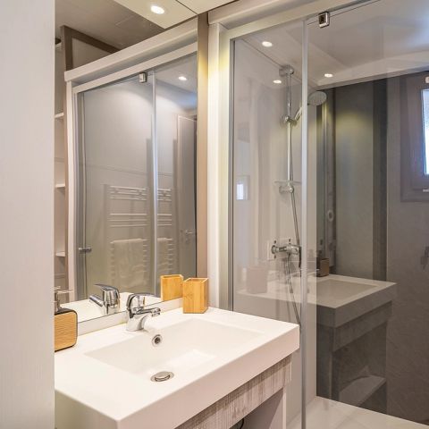 Chalet 5 personen - Lodge Kabane 2 slaapkamers & 1 badkamer, 5 pers.