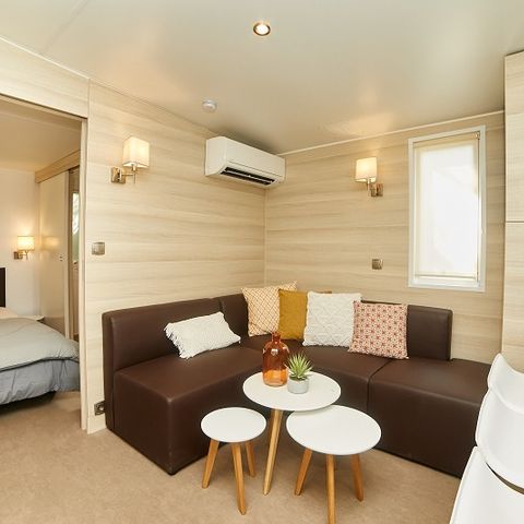 Stacaravan 5 personen - Kosy 2 slaapkamers, 2 badkamers, 5 personen