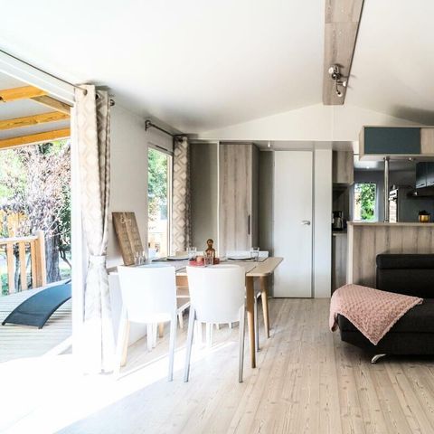 Stacaravan 4 personen - Klassiek 2 XL 3 Kamers 4 Personen Airconditioning + TV