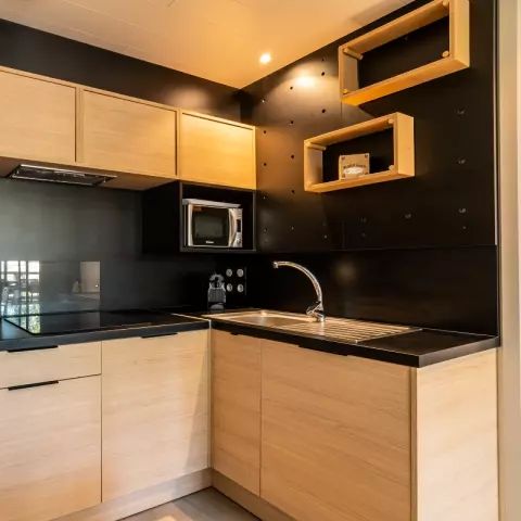 Bungalow 6 personen - Kabane XXL op palen 4 kamers 6 personen Airconditioning + TV