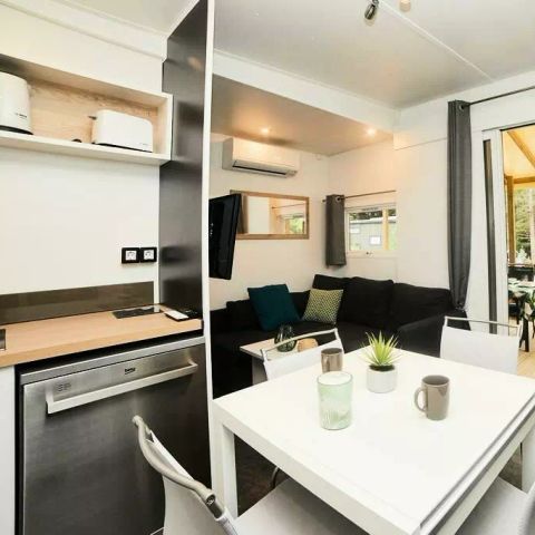 Stacaravan 6 personen - Kosy 4 kamers 6 personen Airconditioning + TV
