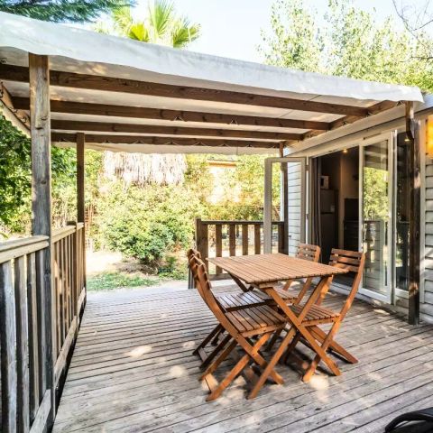 Stacaravan 6 personen - Klassiek 4 kamers 6 personen Airconditioning + TV