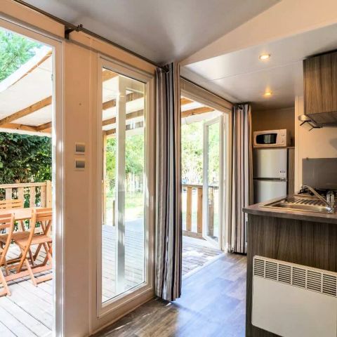 Stacaravan 6 personen - Klassiek 4 kamers 6 personen Airconditioning + TV