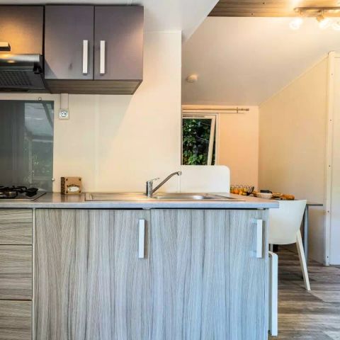 Stacaravan 6 personen - Klassiek 4 kamers 6 personen Airconditioning + TV
