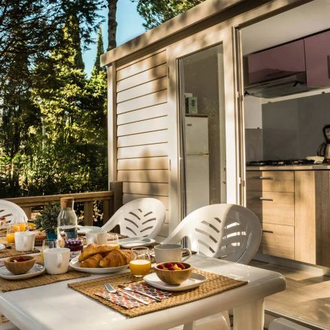 Stacaravan 6 personen - Klassiek 4 kamers 6 personen Airconditioning + TV