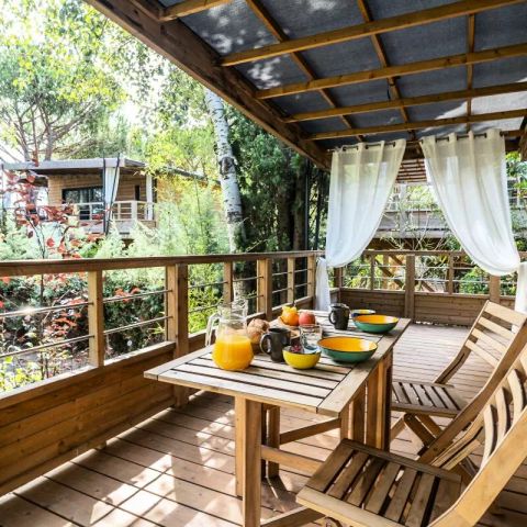 UNIEKE ACCOMMODATIE 5 personen - Lodge Kabane sur Pilotis 3 kamers 5 personen Airconditioning + TV