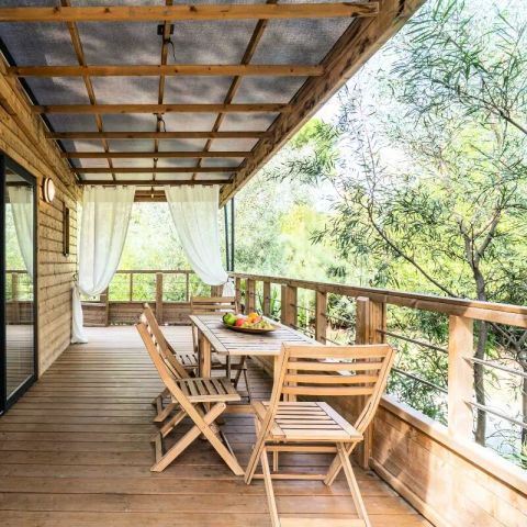 UNIEKE ACCOMMODATIE 5 personen - Lodge Kabane sur Pilotis 3 kamers 5 personen Airconditioning + TV