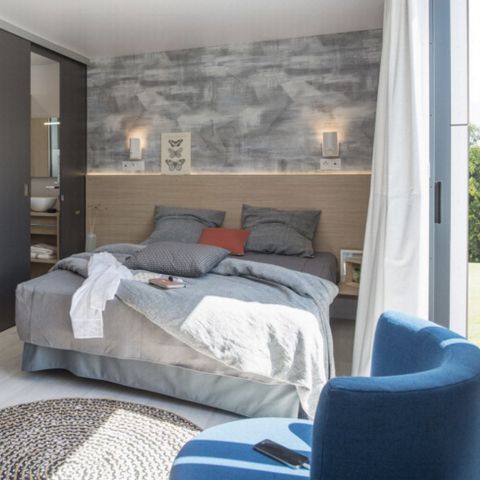Stacaravan 8 personen - KOSY TRIBU 4 slaapkamers 8 personen