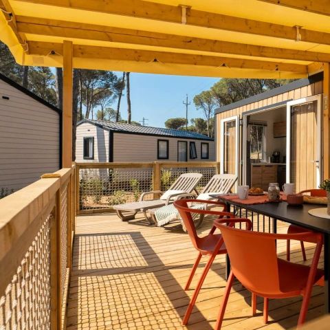 Stacaravan 4 personen - Cottage Provence 3 Kamers 4 Personen Airconditioning + TV
