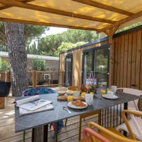 Stacaravan 6 personen - Huisje Riviera 6p 3ch ****