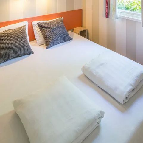Stacaravan 6 personen - Premium 3 slaapkamers 2 badkamers Lounge