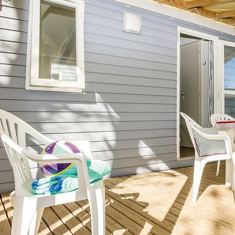 Stacaravan 4 personen - Klassiek | 2 Slaapkamers | 4 Pers. | Verhoogd terras
