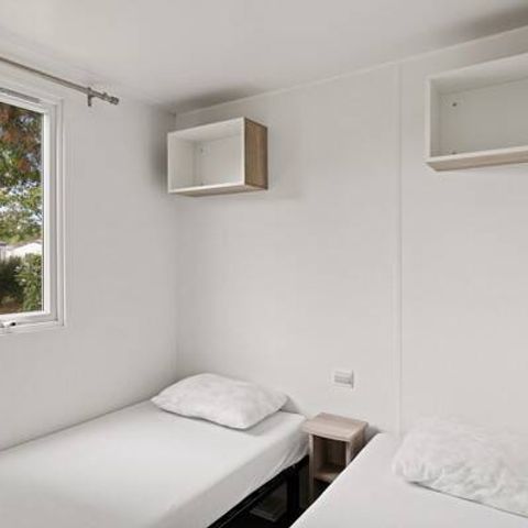Bungalow 4 personen - Stacaravan | Klassiek | 2 Slaapkamers | 4 Pers. | Single terras