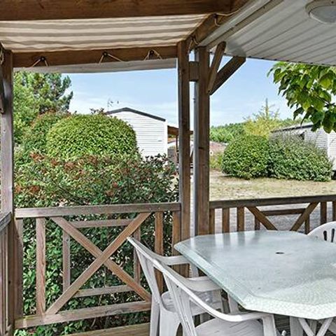 Bungalow 4 personen - Stacaravan | Klassiek | 2 Slaapkamers | 4 Pers. | Single terras