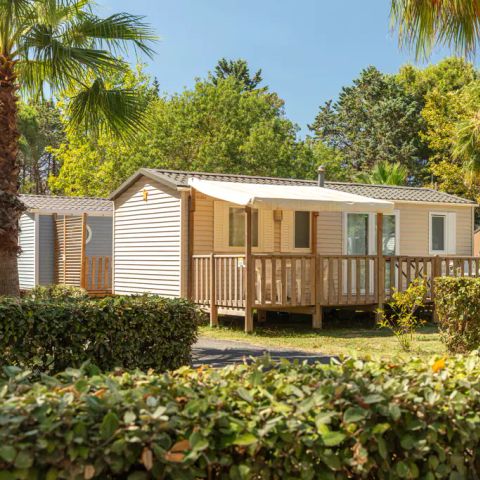 Stacaravan 6 personen - Stacaravan | Comfort | 3 Slaapkamers | 6 Pers. | Verhoogd terras
