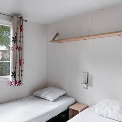Bungalow 8 personen - Stacaravan | Comfort | 3 Slaapkamers | 6/8 Pers. | Overdekt verhoogd terras