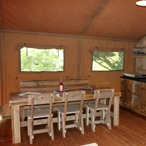 tent 6 personen - SAFARI LODGE LUXE