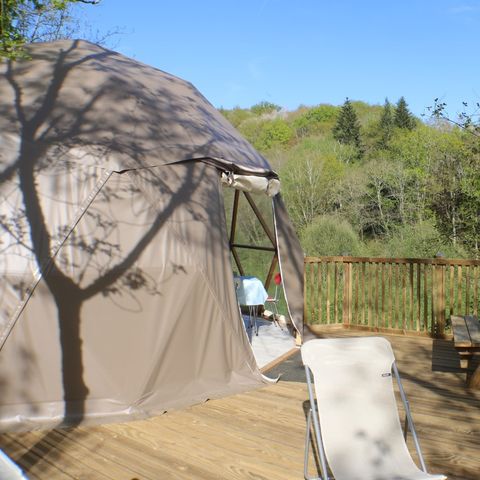 UNIEKE ACCOMMODATIE 4 personen - Koepel, zonder sanitair