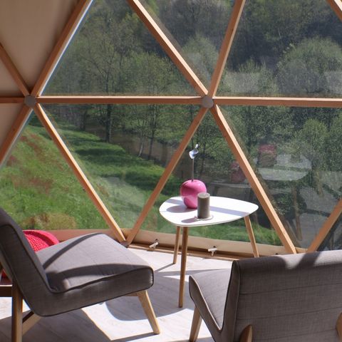 UNIEKE ACCOMMODATIE 4 personen - Koepel, zonder sanitair