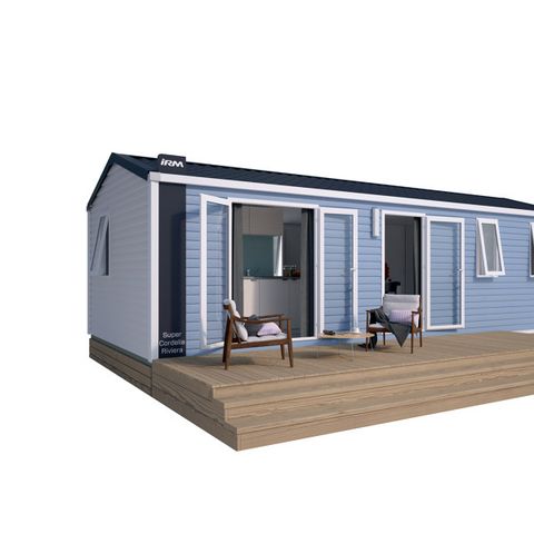 Stacaravan 8 personen - Vrije tijd 8 personen 3 slaapkamers 34m².