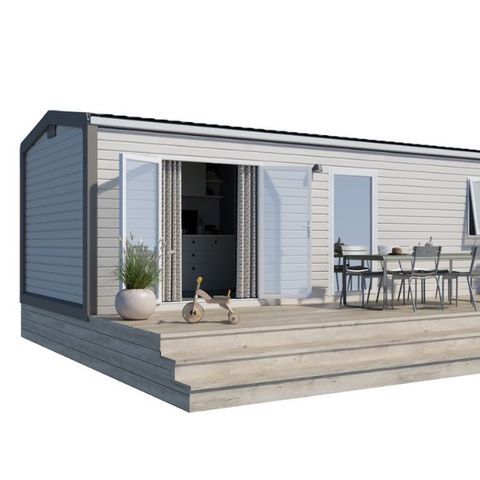 Stacaravan 7 personen - Evasion+ 7 slaapplaatsen, 2 kamers 30m².