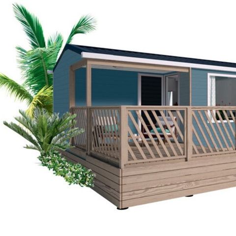 Stacaravan 7 personen - Evasion 7 2 slaapkamers 28m² (2)