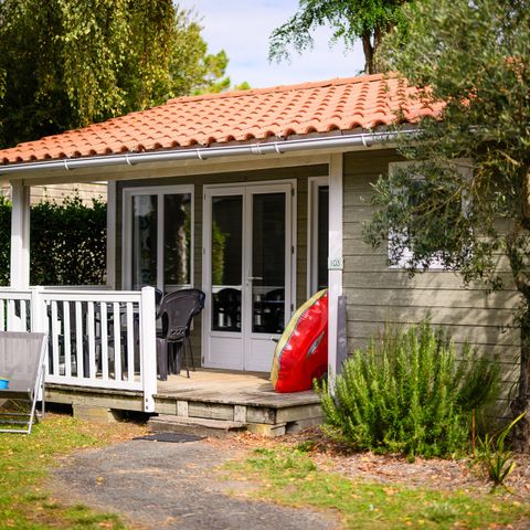 Chalet 4 personen - CHALET CONFORT 2bed. 4 personen - 35m2 - geïntegreerd terras