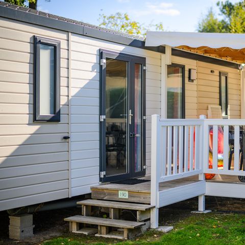 Stacaravan 4 personen - SIGNATURE PRESTIGE 2 sl.k. 4 pers. - 34m2 - overdekt terras