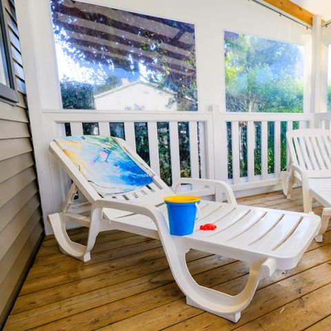 Stacaravan 6 personen - D/ SIGNATURE PRESTIGE 3 slaapkamers. 6 pers. - 36m2 - overdekt terras