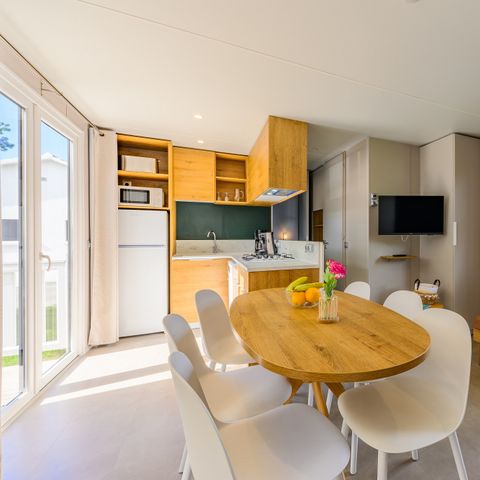 Stacaravan 6 personen - D/ SIGNATURE PRESTIGE 3 slaapkamers. 6 pers. - 36m2 - overdekt terras