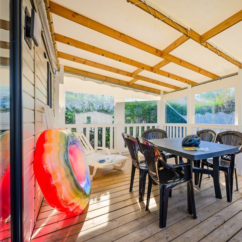 Stacaravan 4 personen - D/ SIGNATURE PRESTIGE 2 slaapkamers 4 pers. - 34m2 - overdekt terras