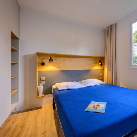 Stacaravan 6 personen - COTTAGE CONFORT 3bed. 6 pers. - 35m2 - terras met parasol