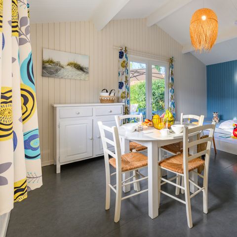 Chalet 4 personen - CHALET CONFORT 1 sl.k. 2/4 pers. - 25m2 - terras met parasol