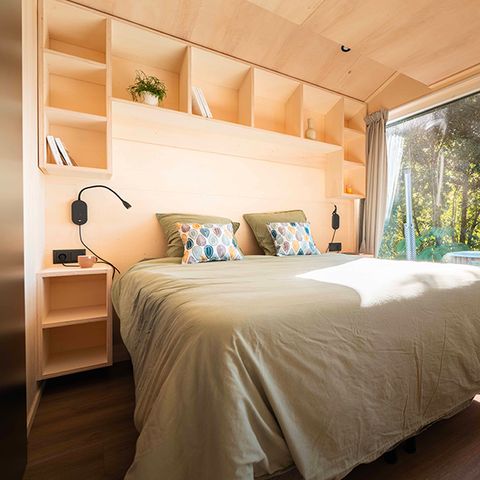 Tiny House 5 personen - Wild Spirit 2 kamers - 60m² - TV -CLIM - LV - SH + SAUNA + NORDISCH BAD