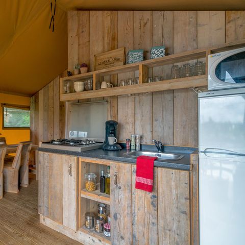 Safaritent 6 personen - Safari Lodge, 6p Air-conditioning