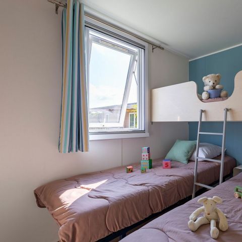 Stacaravan 10 personen - Cottage Tribu 10p 5ch 2SdB airconditioning ****