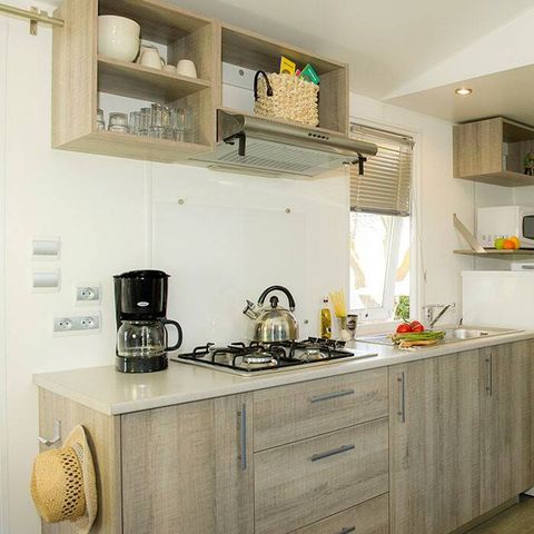 Stacaravan 6 personen - Comfort | 3 slaapkamers | 6 pers | Enig terras | 1 badkamer