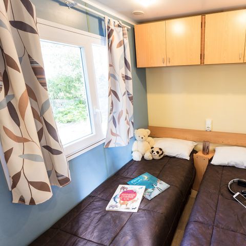 Stacaravan 4 personen - Stacaravan | Klassiek | 2 Slaapkamers | 4 Pers. | Single terras