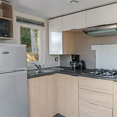 Stacaravan 6 personen - Stacaravan | Comfort | 2 Slaapkamers | 4/6 Personen | Enkel terras | Airconditioning | TV