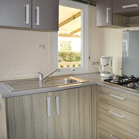 Stacaravan 4 personen - Stacaravan | Klassiek | 2 Slaapkamers | 4 Pers. | Verhoogd terras | TV
