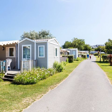Stacaravan 4 personen - Klassiek | 2 slaapkamers | 4 pers | Verhoogd terras | 1 badkamer