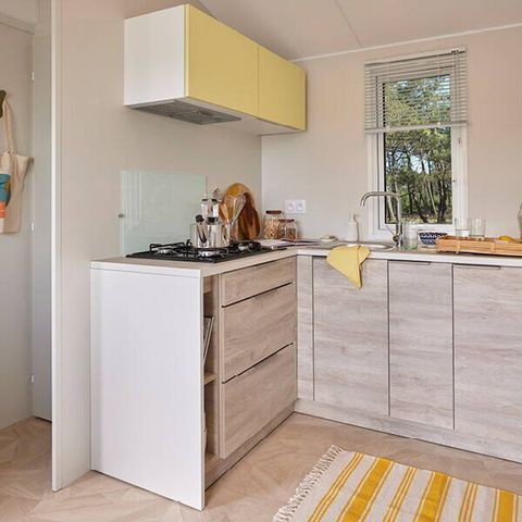 Stacaravan 6 personen - Comfort | 2 slaapkamers | 4/6 pers. | Eenpersoons terras | Airconditioning