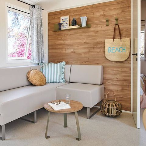 Stacaravan 6 personen - Comfort | 3 slaapkamers | 6 pers | Verhoogd terras | Airconditioning
