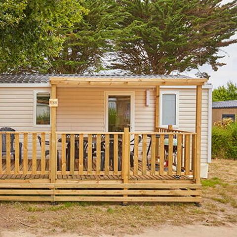 Stacaravan 6 personen - Mobile-home | Comfort | 3 Slaapkamers | 6 Pers. | Verhoogd terras | TV