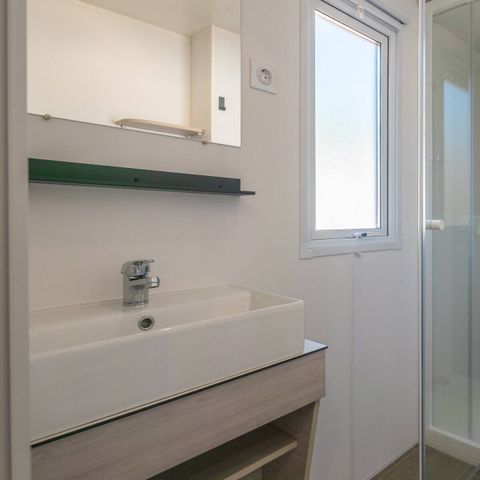 Stacaravan 6 personen - Mobile-home | Comfort | 3 Slaapkamers | 6 Pers. | Verhoogd terras | TV