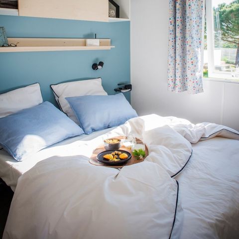Stacaravan 5 personen - Vakantiehuis Océan TV Wifi - 2 Slaapkamers - 4/5 personen